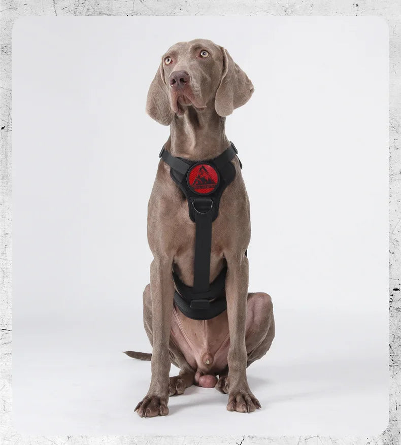 Tactical Military Vest Dog Harness for Large Dogs