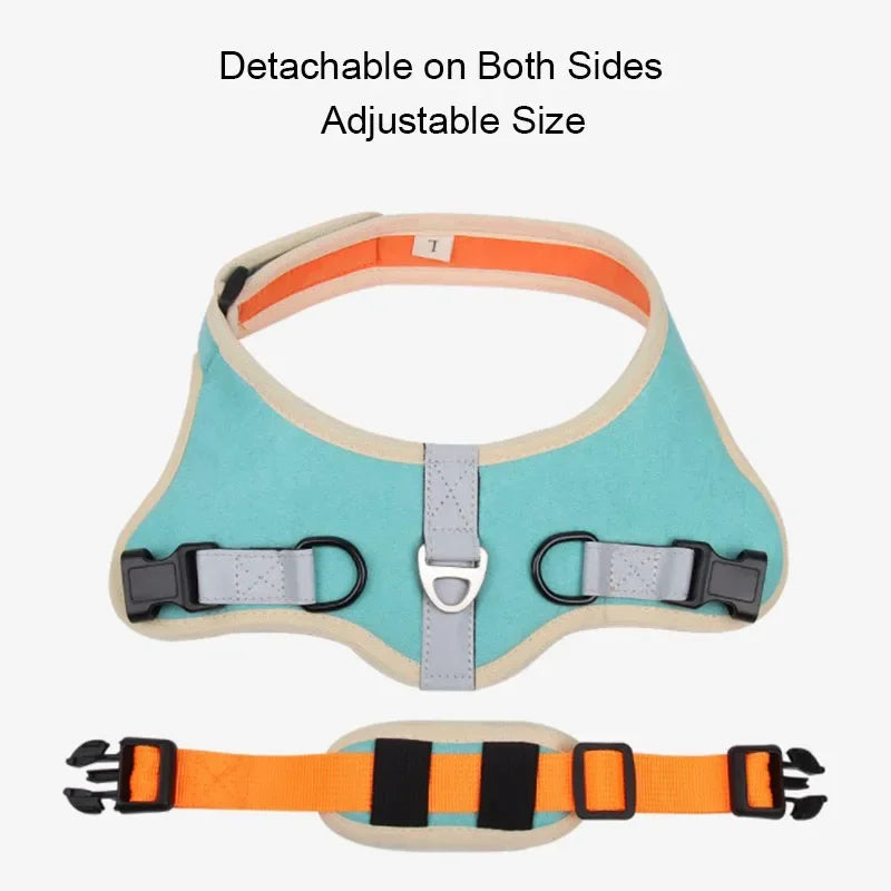 Reflective Dog Harness & Leash Set - Nylon Vest Harness for All Sizes
