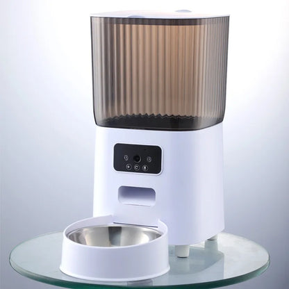 5L Smart WiFi Pet Feeder with Camera – App-Controlled Automatic Food Dispenser for Cats & Dogs