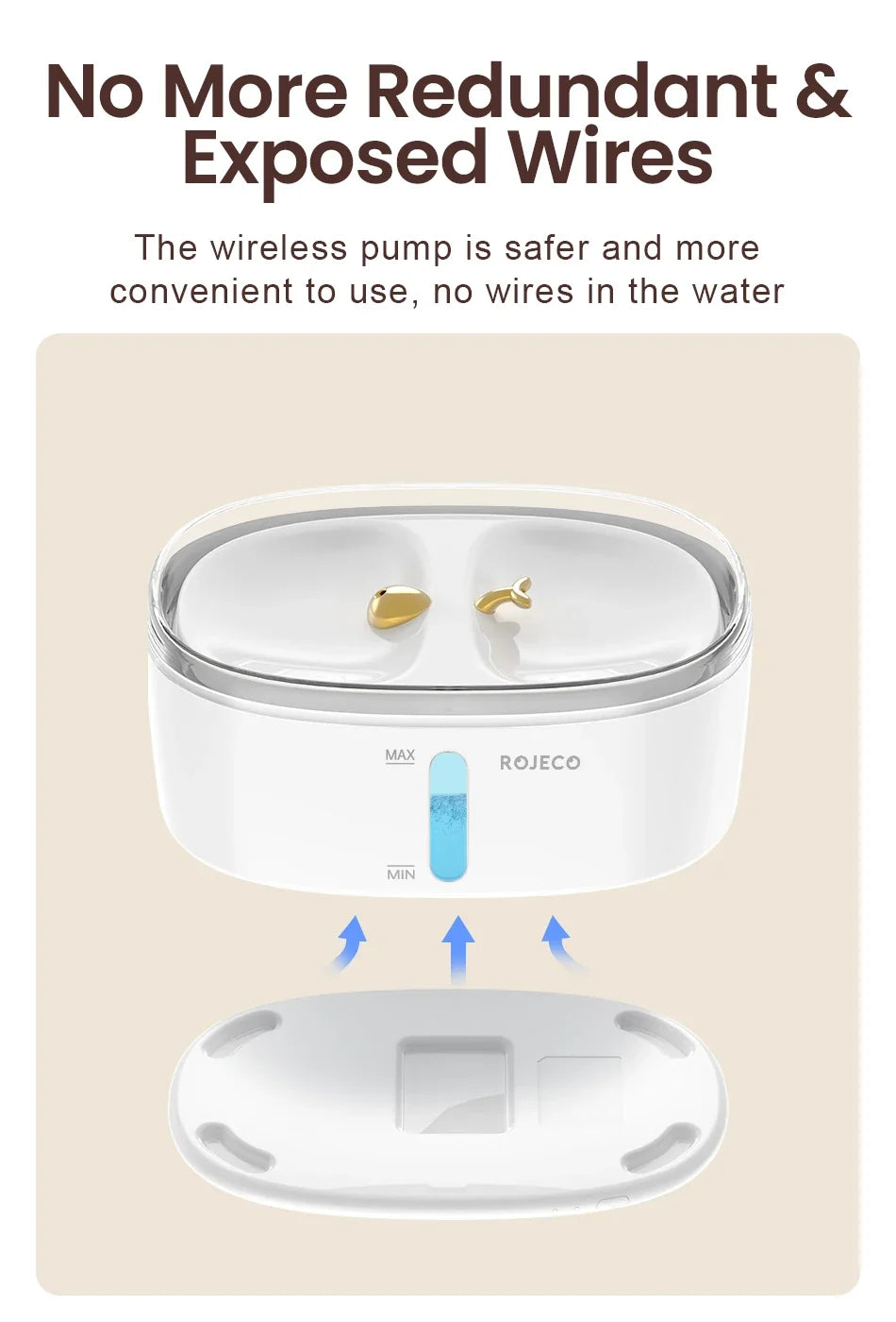 Dual Bowl Automatic Pet Water Fountain for Multiple Cats and Dogs