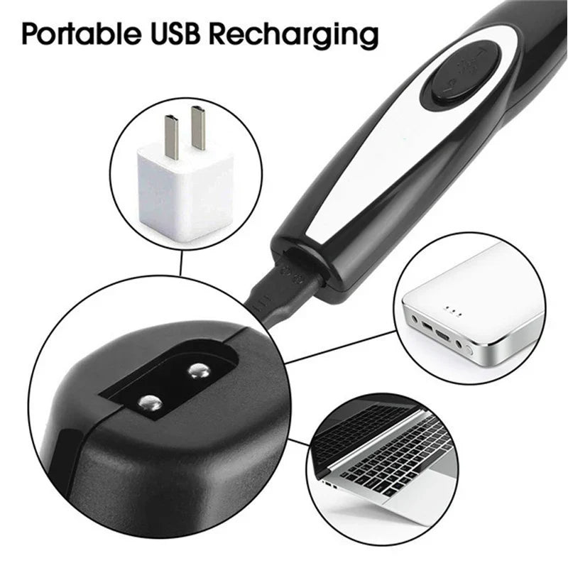Professional Rechargeable Pet Grooming Clipper Kit for Dogs & Cats