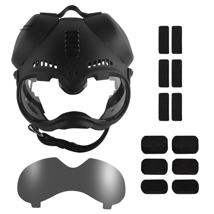 Tactical Dog Helmet with Removable Ear Guards — Adjustable Head Protection for Working Dogs & Large Breeds