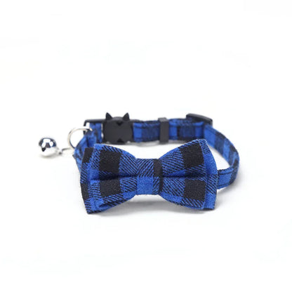 Breakaway Cat Collar with Bow Tie and Bell