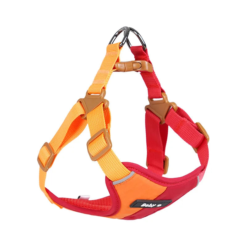 Reflective Adjustable Harness & Leash Set for Small & Medium Dogs & Cats
