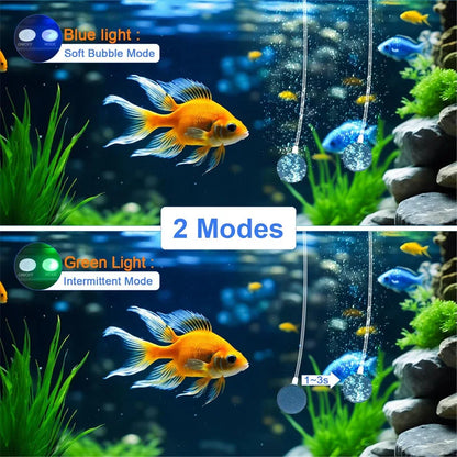 Solar-Powered Portable Aquarium Air Pump — Indoor & Outdoor Fish Oxygen Pump