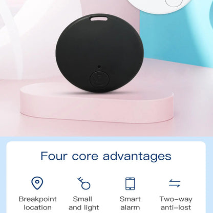 Round Bluetooth Anti-Lost Tracker Tag for Pets, Keys & Bags