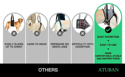 Rear Support Dog Lift Harness for Elderly, Injured & Arthritic Dogs