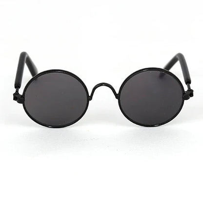 Vintage Round Pet Sunglasses for Cats & Small Dogs