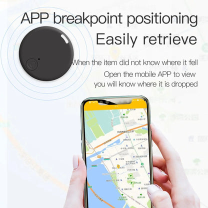 Round Bluetooth Anti-Lost Tracker Tag for Pets, Keys & Bags