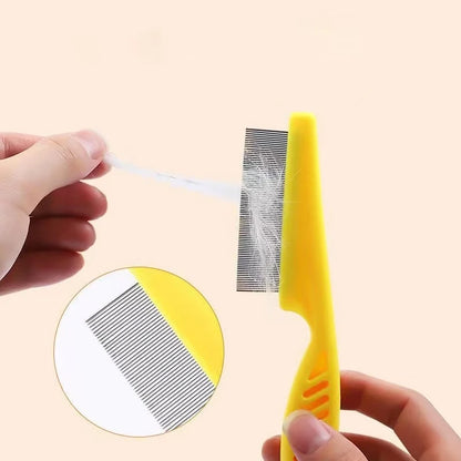 Stainless Steel Flea & Shedding Comb for Dogs & Cats