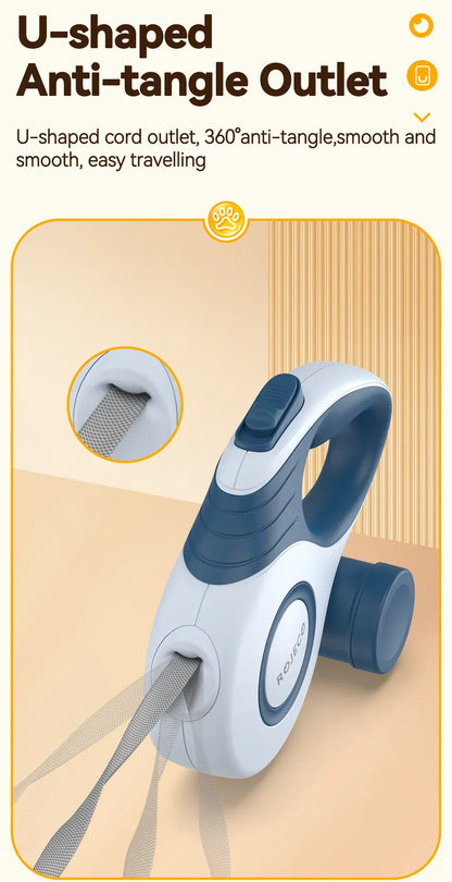 Automatic Retractable Dog Leash - Extendable Walking Lead for Small to Large Dogs