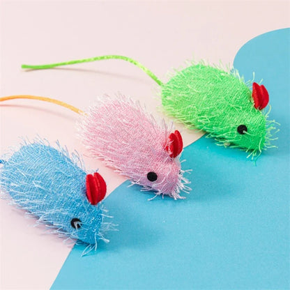 Mouse Shaped Cat Toys - 3 Pack
