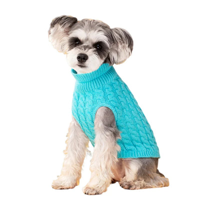 Knitted Pet Sweater for Cats & Small Dogs — 7 Colours, XS–XL