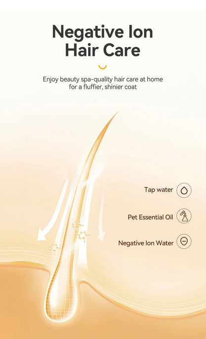 Electric Steam Pet Brush - Hair Removal Comb for Cats & Dogs