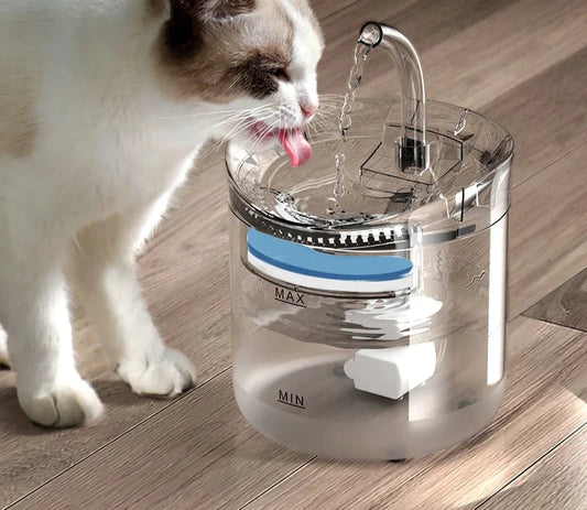 Automatic Cat Water Fountain - Smart Sensor Pet Drinking Dispenser with Accessories