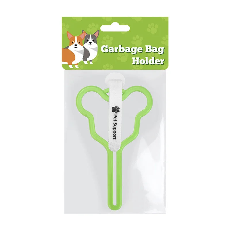 Dog Poop Bag Dispenser with Leash Clip Holder