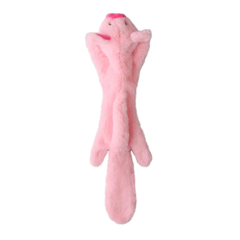 Stuffing-Free Squeaky Dog Toy with Crinkle