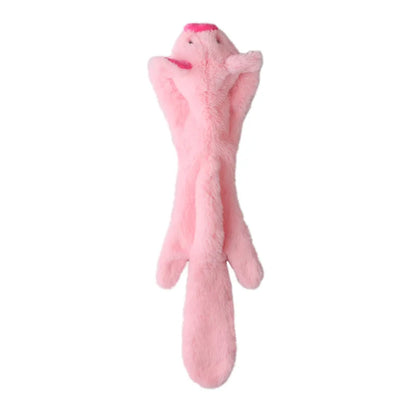 Stuffing-Free Squeaky Dog Toy with Crinkle