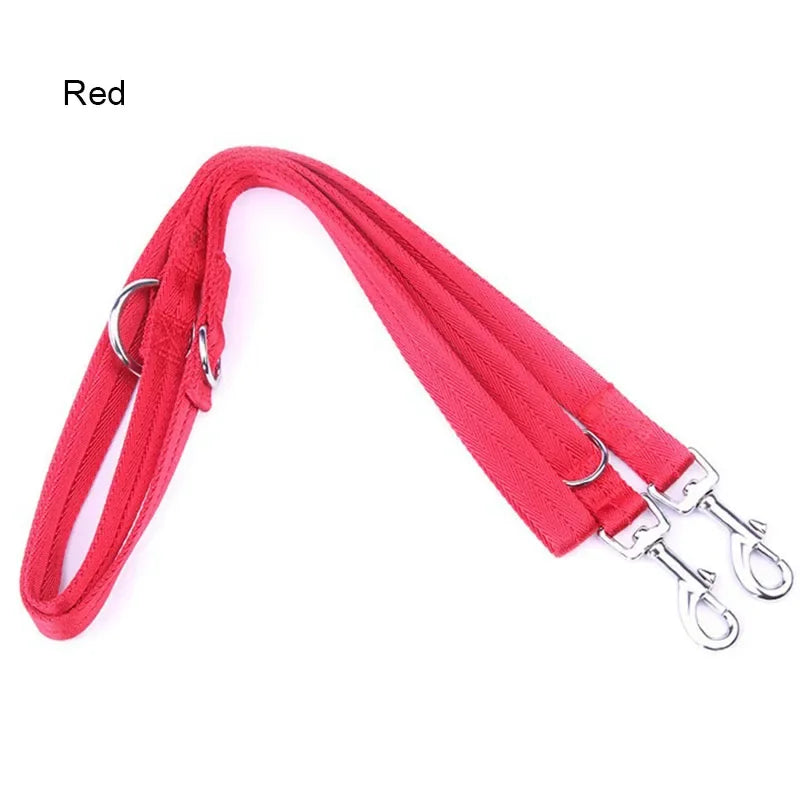 Dual Pet Leash 190cm - V-Shape Twin Lead for Two Dogs or Cats