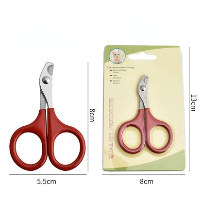 Professional Pet Nail Clippers for Cats and Small Dogs