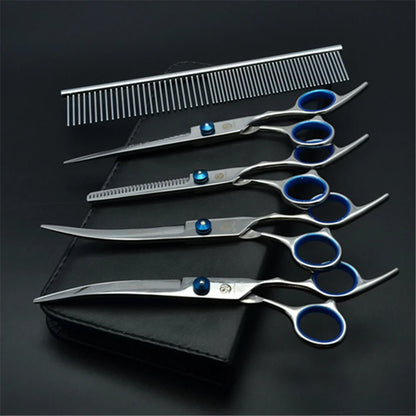 Professional Dog Grooming Scissors Set - 6" & 7" Stainless Steel