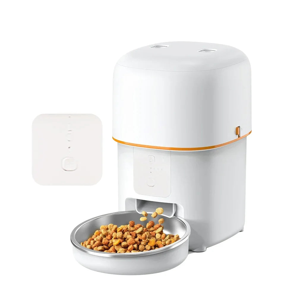 Smart Pet Feeder with HD Camera - 2L Automatic Food Dispenser with WiFi & Video Monitoring