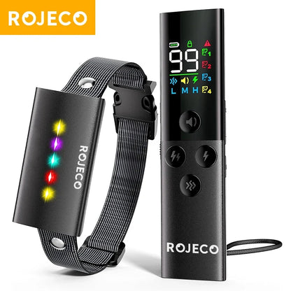 Remote Dog Training Collar - 1600ft Range IP67 Waterproof Bark Control System