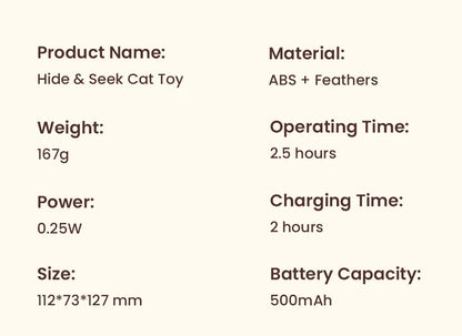 Automatic Hanging Laser & Feather Cat Toy