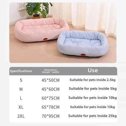 Advanced Cooling Pet Bed - Temperature Control Technology