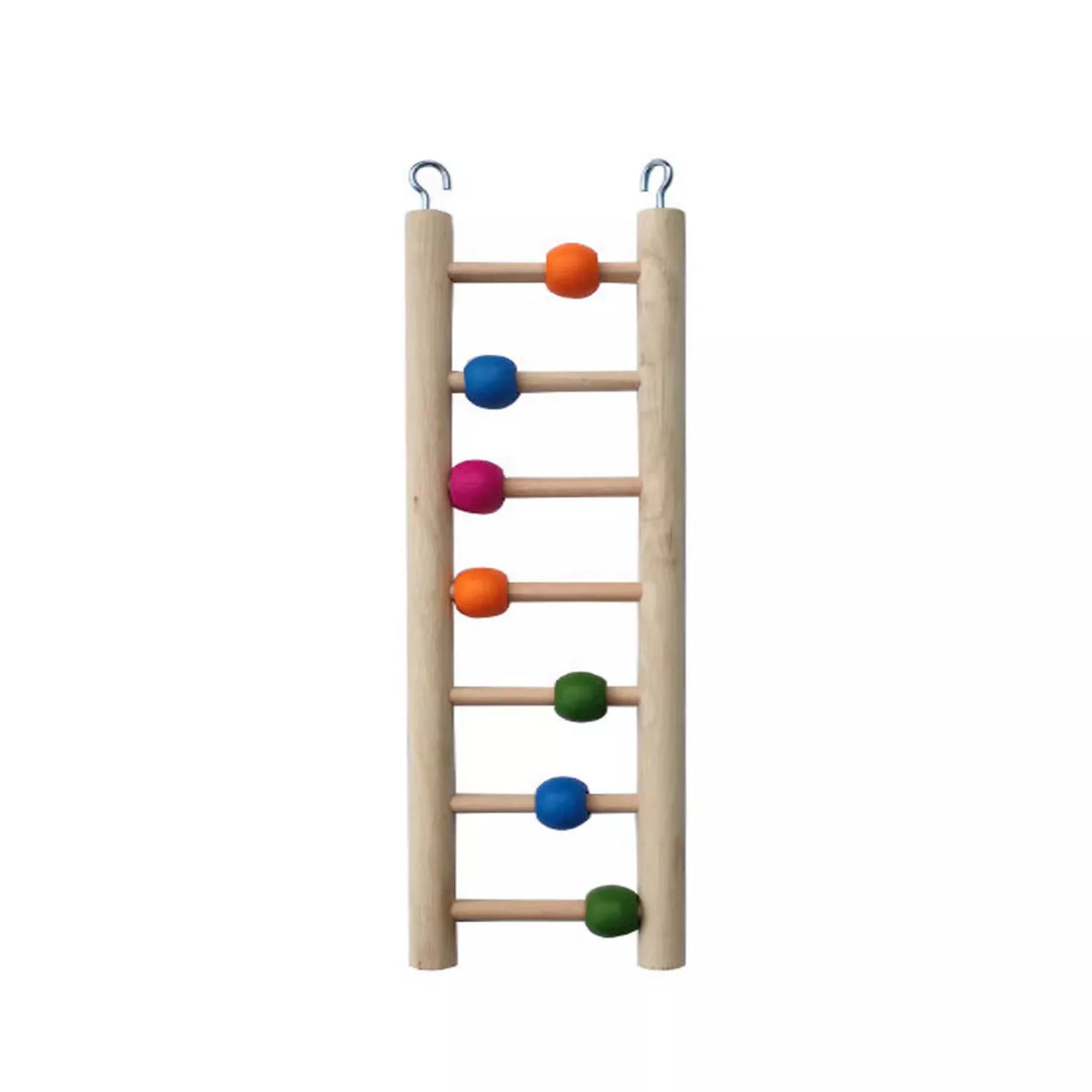 Solid Wood Cloud Climbing Ladder for Parrots & Birds