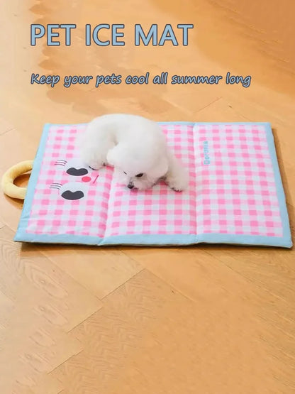 Pet Summer Cooling Bed Mat - Universal Comfort for Dogs & Cats