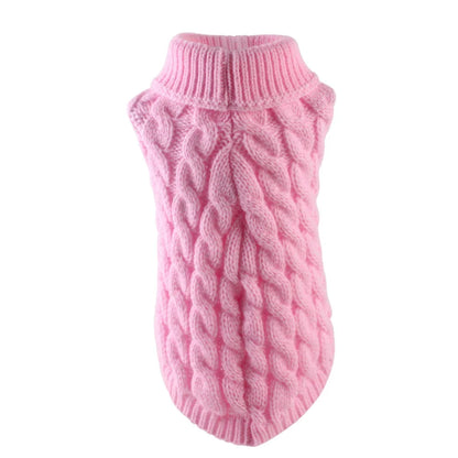Knitted Pet Sweater for Cats & Small Dogs — 7 Colours, XS–XL