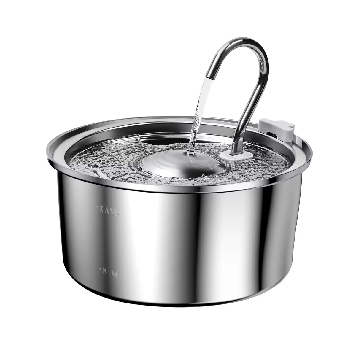3.2L Stainless Steel Pet Water Fountain — Silent Filter Pump for Cats & Dogs