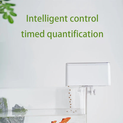 Intelligent Timed & Quantitative Automatic Fish Feeder — Ornamental Fish Food Dispenser
