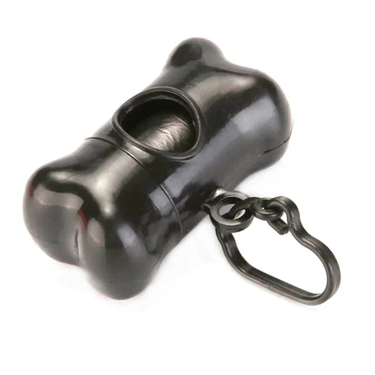 Bone-Shaped Poop Bag Dispenser with Bags