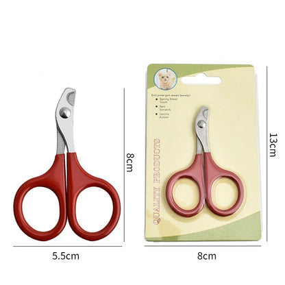 Professional Pet Nail Clippers for Cats and Small Dogs