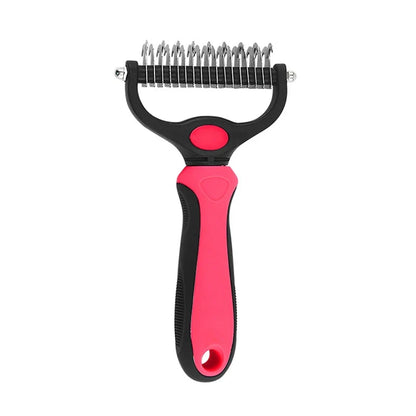 Pet Deshedding Brush - Professional Dog & Cat Hair Remover Grooming Comb