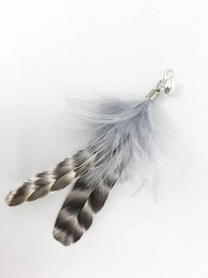 Hands-Free Suction Cup Cat Toy - Interactive Feather Wand Set