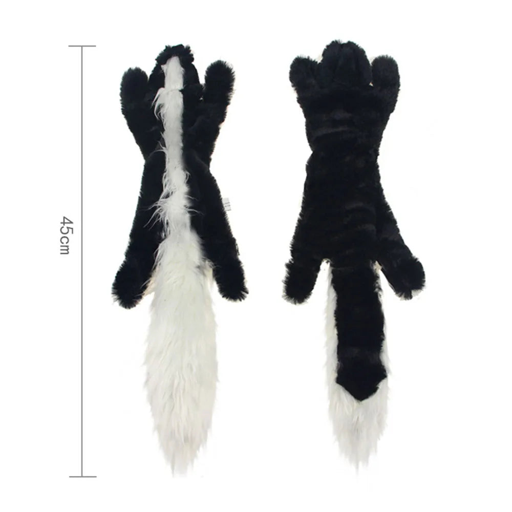 Stuffing-Free Squeaky Dog Toy with Crinkle