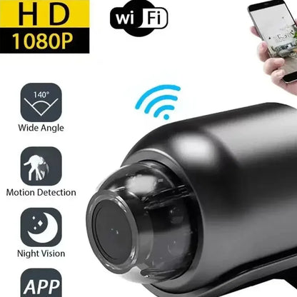 X5 1080P WiFi Mini Camera with Motion Detection Alerts & Night Vision