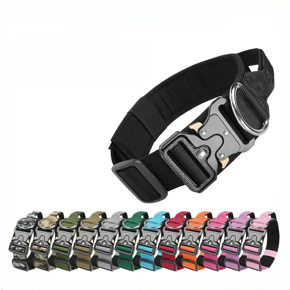 Tactical Dog Harness for Large Dogs - Heavy Duty Training Vest