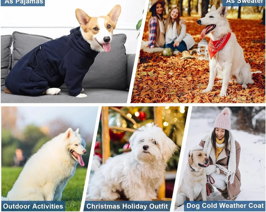 Polar Fleece Dog Jumpsuit