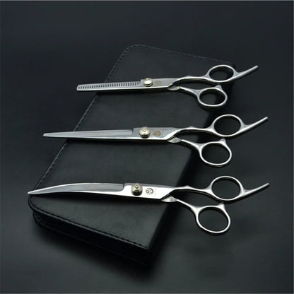Professional Dog Grooming Scissors Set - 6" & 7" Stainless Steel