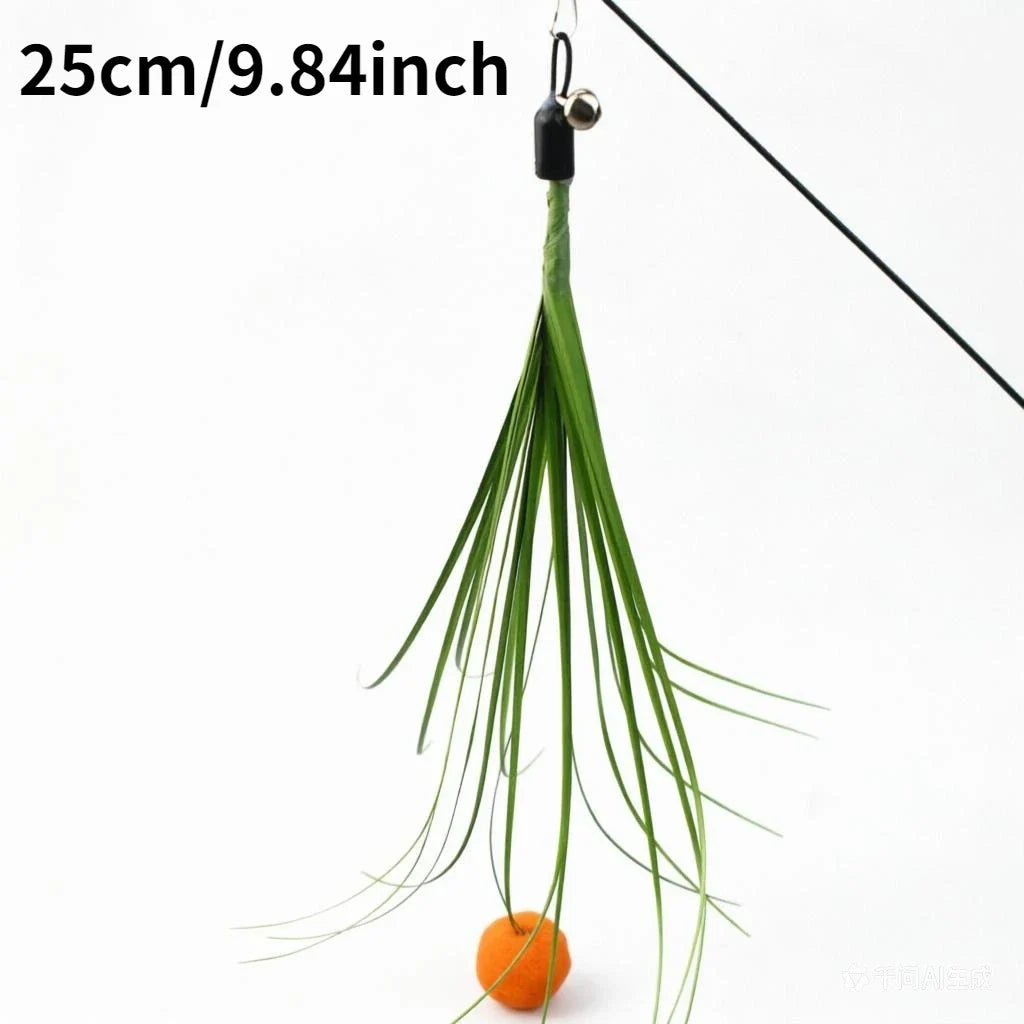 Grass Tassel Cat Wand Toy – Replacement Head