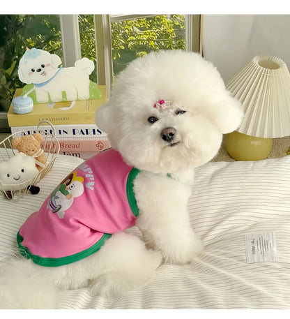 2-in-1 Cooling Slip Dress & Vest for Small Dogs & Cats | Breathable Summer Princess Skirt for Chihuahuas & Puppies
