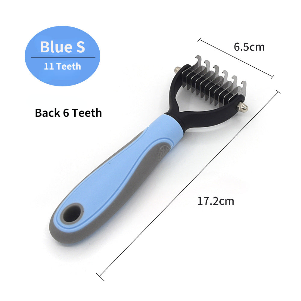 Professional Pet Deshedding Brush - Hair Remover for Dogs and Cats