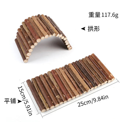 Natural Willow Chew Toy for Small Pets