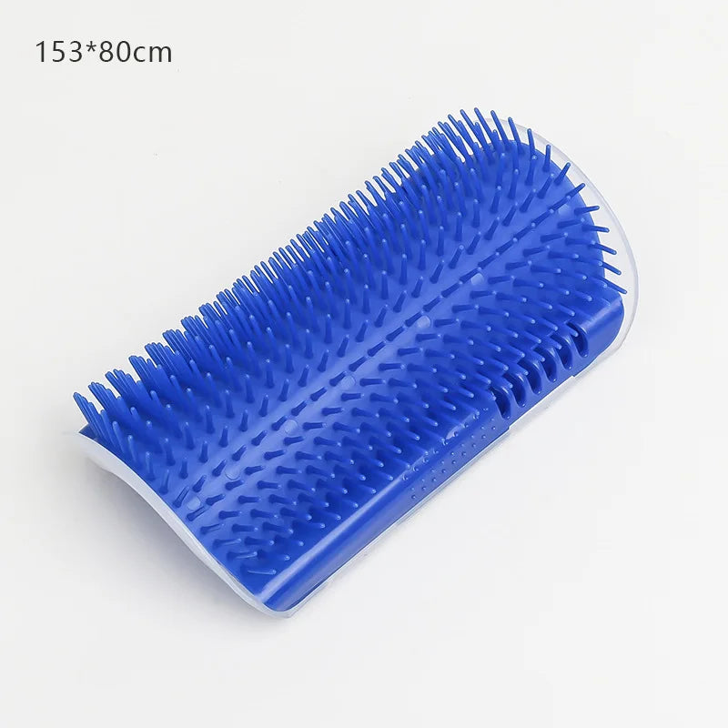 Cat Self-Grooming Wall Corner Brush - Massage & Hair Removal Tool
