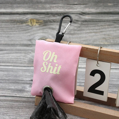 Canvas Dog Poop Bag Dispenser