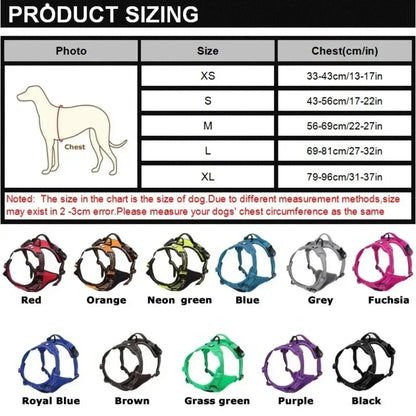 Reflective Adjustable Vest Harness for Dogs and Cats